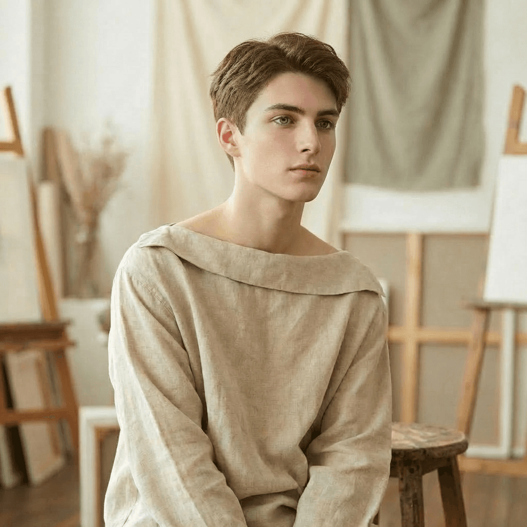 AI换发型趋势:法式侧分