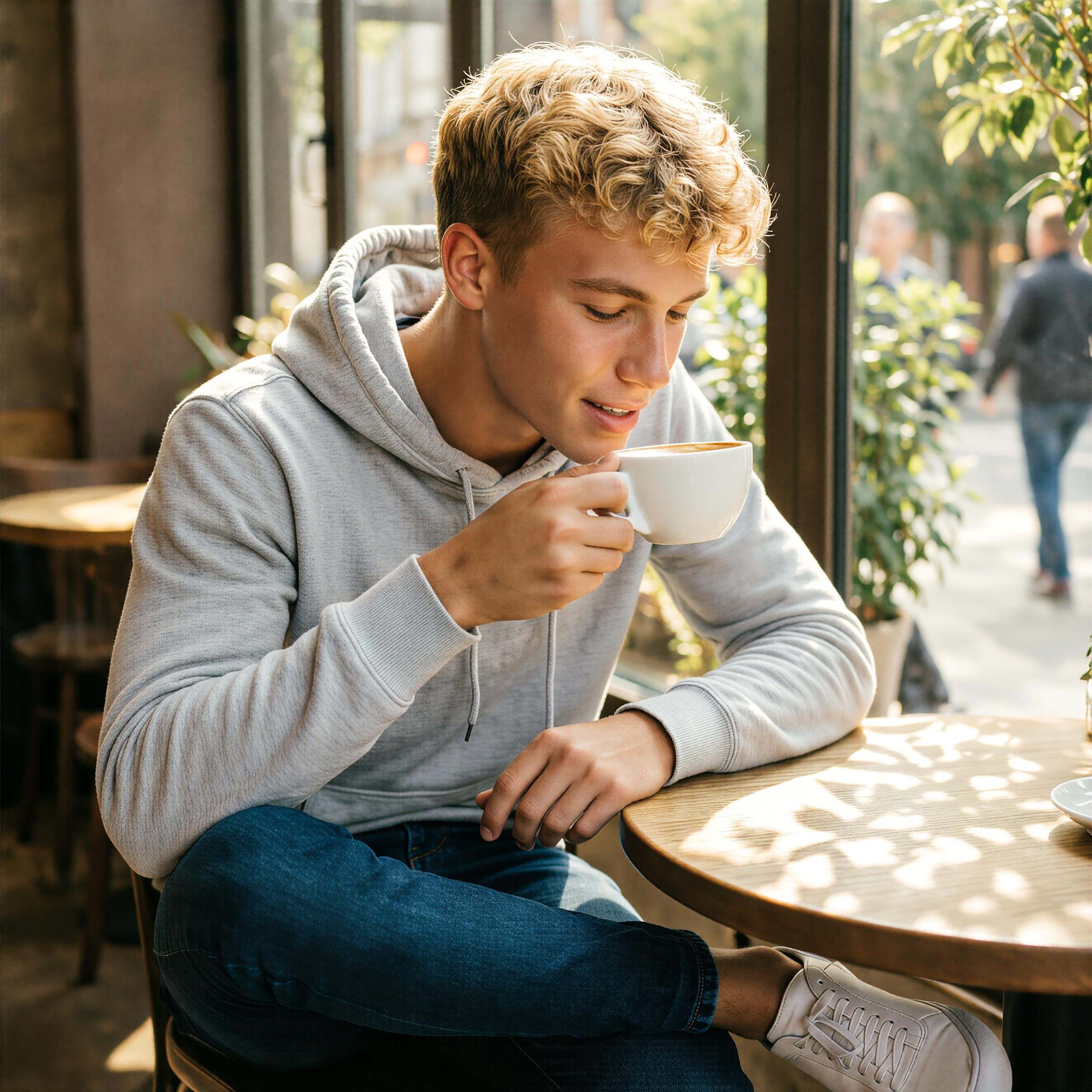 AI换发型示例:发型