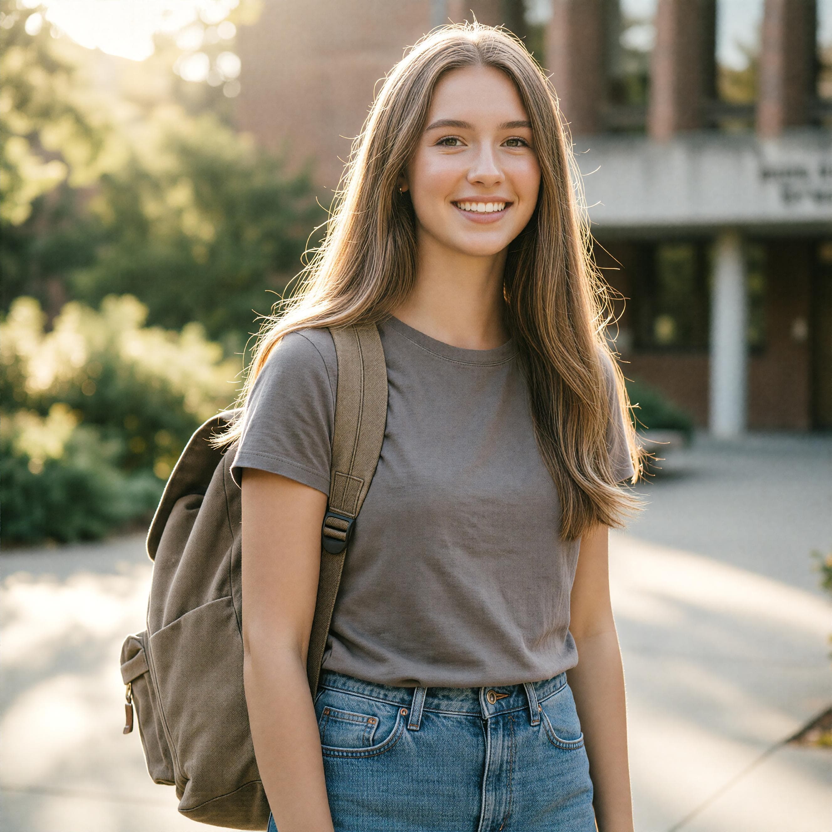 AI换发型示例:校园月光